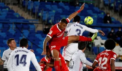 Penalti cometido de Militao, en contra del Real Madrid. 