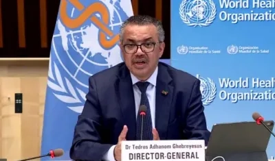  Tedros Adhanom, director de la OMS.