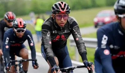Egan Bernal, ciclista colombiano. 