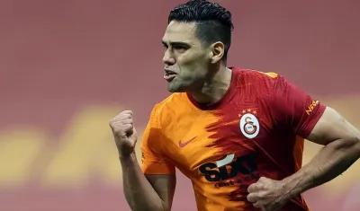 Falcao, en su último partido.