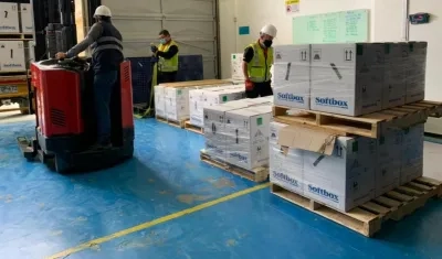 Las dosis que llegaron.