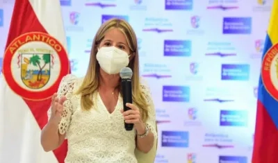 La Gobernadora del Atlántico, Elsa Noguera.