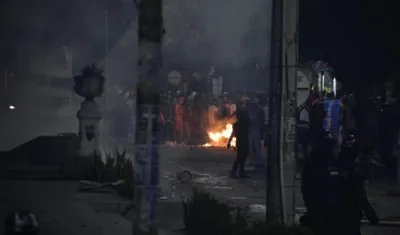 Imagen del enfrentamiento.