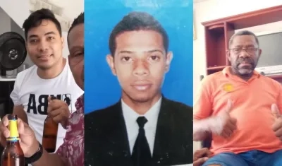 Jorddy Aldair Mendoza, Miguel Ángel Acosta y Óscar Orozco. 