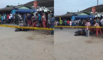 La víctima falleció en el mismo lugar de los hechos. 