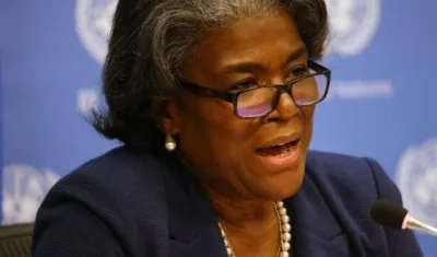 La embajadora estadounidense ante Naciones Unidas, Linda Thomas-Greenfield.