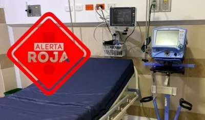 UCI de la Clínica Previsalud de El Banco. 