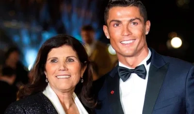 Dolores Aveiro y su hijo Cristiano Ronaldo. 
