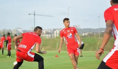 Jugadores del América de Cali. 