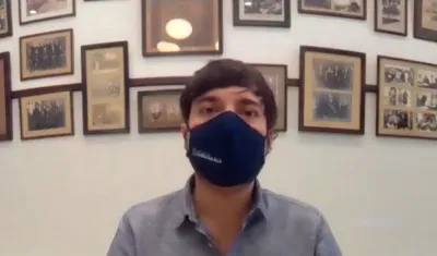 El Alcalde de Barranquilla, Jaime Pumarejo.