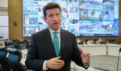 El Ministro de Defensa, Diego Molano.