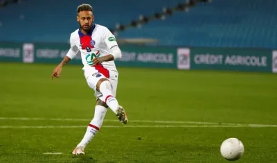 Neymar, delantero brasileño. 