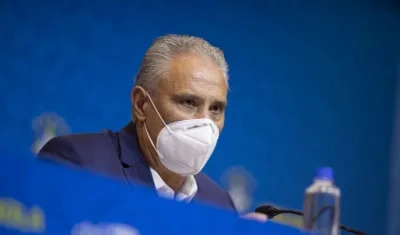 Tite, técnico de Brasil. 
