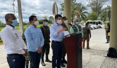 Diego Molano, ministro de Defensa.