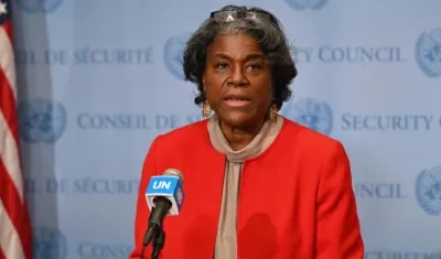 Embajadora estadounidense Linda Thomas-Greenfield.