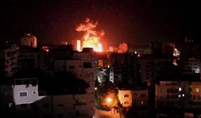 Imagen de los bombardeos.