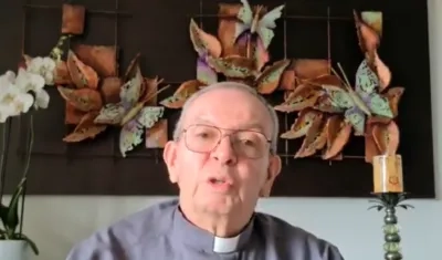 Monseñor Héctor Fabio Henao, delegado del Episcopado en la mesa de negociación del Gobierno y Paro.