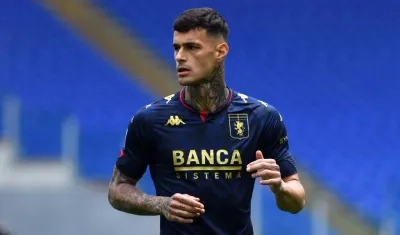 Gianluca Scamacca, excanterano del Roma.