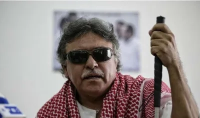 Seuxis Paucias Hernández, alias 'Jesús Santrich', muerto en la frontera colombo venezolana.