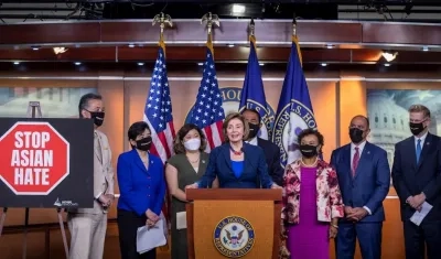 La presidenta de la Cámara de Representantes, Nancy Pelosi.