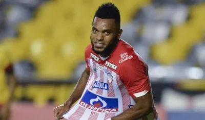 Miguel Àngel Borja, delantero de Junior. 