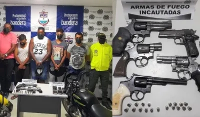 Las capturas fueron realizadas por la Policía, Ejército y la Armada Nacional. 