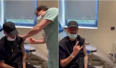 Neymar, delantero brasileño. 