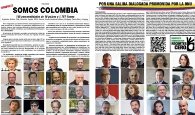 Manifiesto violencia en Colombia.
