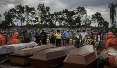 Brasil es el país más afectado de Sudamérica por la pandemia. 