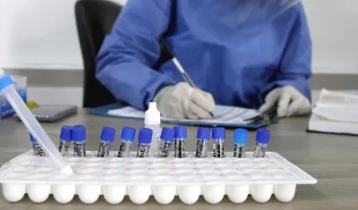 Pruebas en el Hospital Universitario del Caribe en Cartagena.