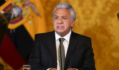 El presidente saliente de Ecuador, Lenín Moreno.
