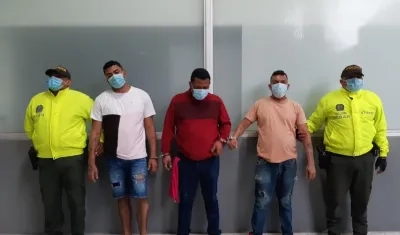 Los capturados quedaron a disposición de la Fiscalía. 