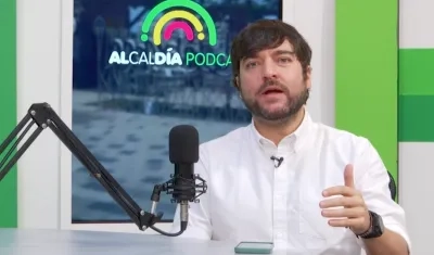 El Alcalde de Barranquilla, Jaime Pumarejo.