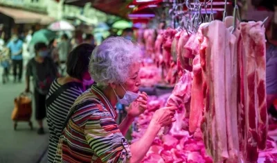 Mercado en China. 