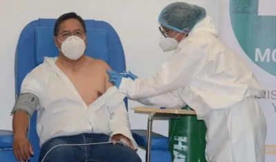 El presidente de Bolivia, Luis Arce.