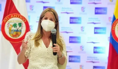Elsa Noguera, gobernadora del Atlántico.