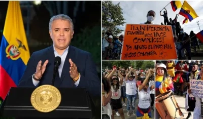 Presidente Iván Duque pasa un difícil momento en su favorabilidad entre los colombianos.