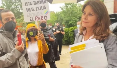 La Vicepresidenta de Colombia, Marta Lucía Ramírez.