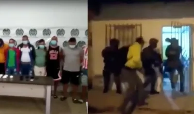 Capturados presuntos integrantes de 'Los Costeños'. 