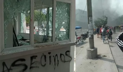 Disturbios en la calle 17. 