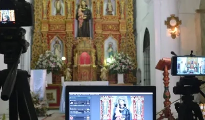 La fiesta patronal será virtual en Soledad. 