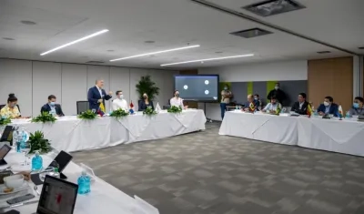 Encuentro del Presidente Duque con los alcaldes de la Asociación Colombiana de Ciudades Capitales.