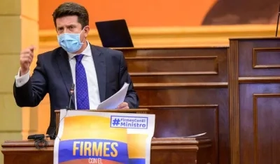 El Ministro de Defensa, Diego Molano.