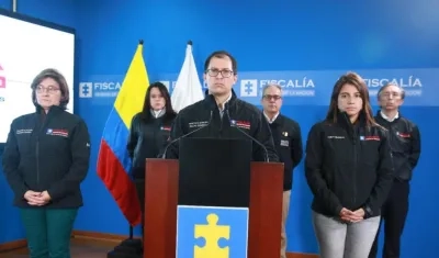 Fiscal Barbosa y directivos de la Fiscalía.