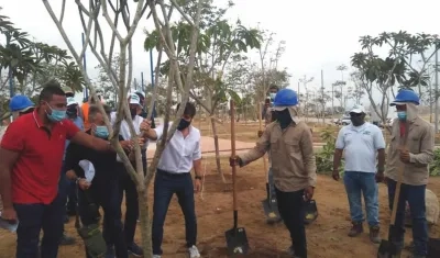 El Alcalde de Barranquilla, Jaime Pumarejo.