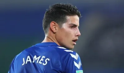 James Rodríguez, jugador colombiano. 