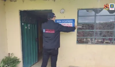 Bienes ocupados por la Fiscalía. 