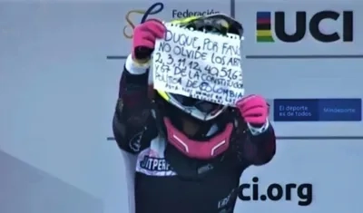 El mensaje de Paola Natalia Parra. 