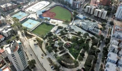 Parque Bosques del Norte, vista aérea.