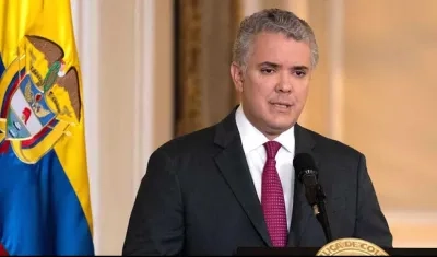 Iván Duque, Presidente de Colombia.
